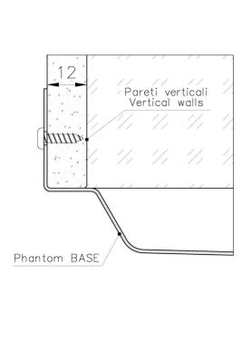 Foster Phantom Base Rozsdamentes Acél Alaplemez Munkalap Mosogató 40x40cm Beépítéshez Kerámiába, Természetes Kőbe és Szilárd Felületbe 12mm Vastagság 1208970719