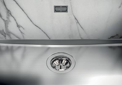 Foster Phantom Base RVS Alaplemez Munkalap Mosogató 50x40cm Beépítéshez Kerámiába, természetes kőbe és Solidsurface anyagba, 12mm vastagság 1208970720