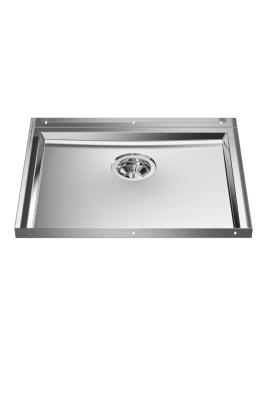Foster Phantom Base RVS Alaplemez Munkalap Mosogató 50x40cm Beépítéshez Kerámiába, természetes kőbe és Solidsurface anyagba, 12mm vastagság 1208970720