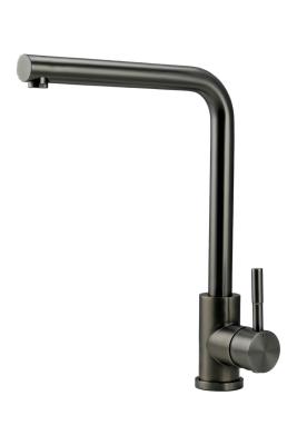 Pure.Sink Prestige Kombinációs készlet Gun metal mosogató 50x40 cm Gun metal Konyhai csapteleppel 1208970763