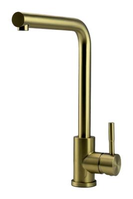 Pure.Sink Prestige Kombinációs szett Arany mosogató 50x40 cm Arany Konyhai csapteleppel 1208970764