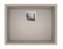 Dura Stretto Quartz Alulról és Felülről Szerelhető Mosogató Homok Beige 56x44 cm 1208970767