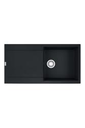 Franke Maris MRG 611-97 Fragranite Matt Fekete Mosogató 97 x 50 cm Felépítés Csepegtetővel 114.0628.967