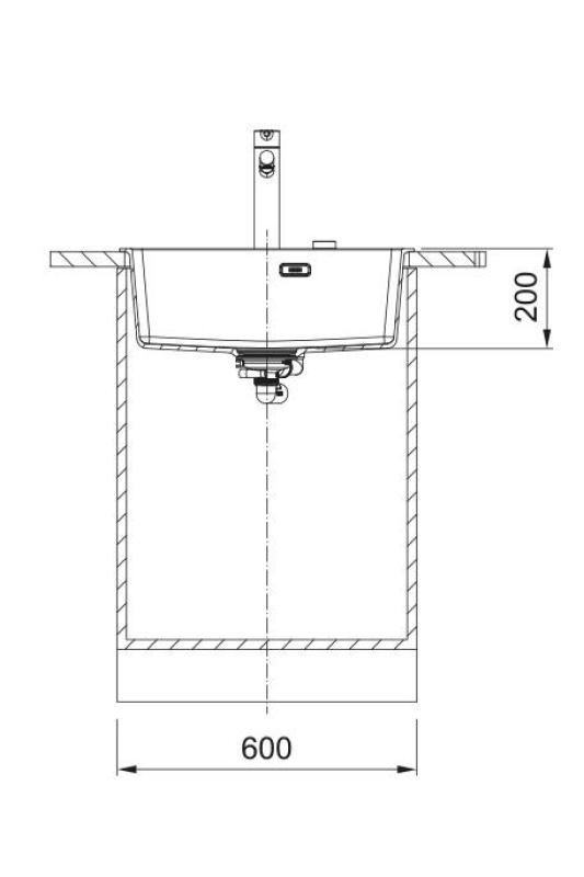 Franke Maris MRG 610-50 TL Fragranite Matt Fekete Mosogató Felületre Szerelhető Csaphellyel 114.0668.630