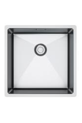 Franke Bolero Plus New R10 B2X 210-40-40 RVS Mosogató Vlakinbouw Alulról és felülről szerelhető 40x40 cm 127.0728.976