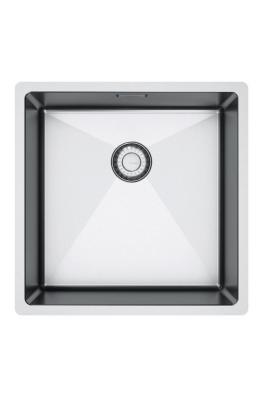 Franke Bolero Plus New R10 B2X 210-40-40 RVS Mosogató Vlakinbouw Alulról és felülről szerelhető 40x40 cm 127.0728.976