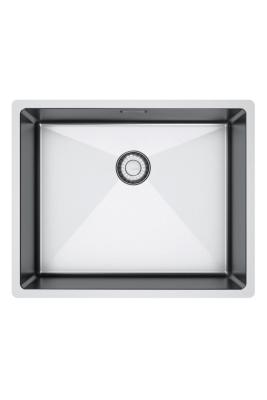 Franke Bolero Plus New R10 B2X 210-50-40 RVS mosogató, lapba építhető, aláépíthető és felépíthető 50x40 cm 127.0728.977