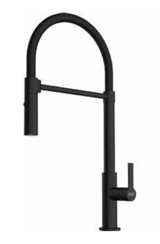 Franke Maris Semi Pro Konyhai csaptelep Rugalmas Kifolyó Fekete 115.0728.396