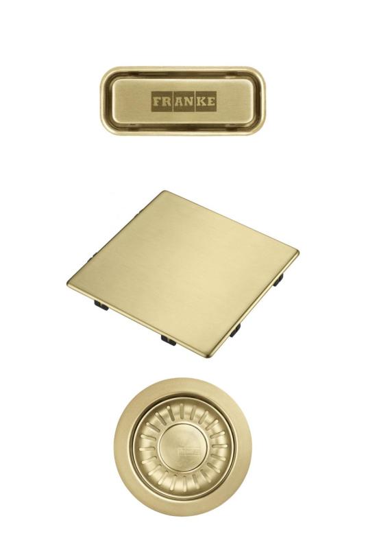 Franke Kubus 2.0 színkészlet Vízelvezető készlet Arany 1208970836