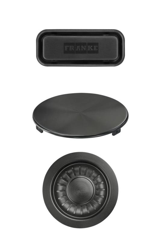 Franke Maris színkészlet Leeresztőkészlet Gun Metal 1208970839