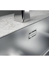 Foster Phantom Slimline RVS mosogató 40x40cm Beépíthető kerámia munkalapokhoz 1208971123