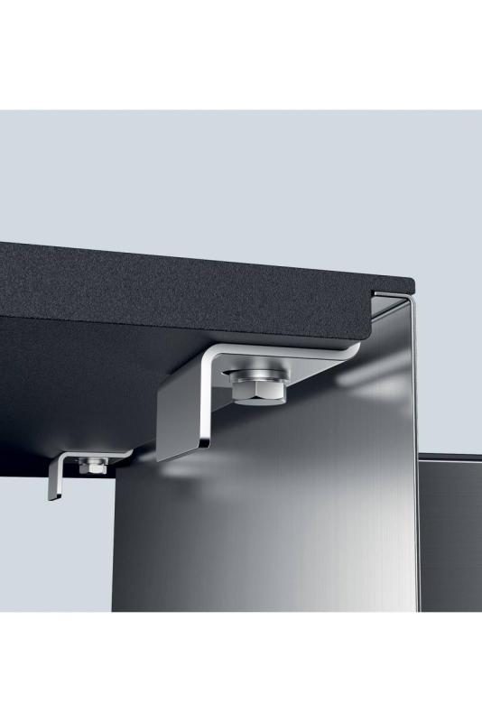 Foster Phantom Slimline RVS mosogató 40x40cm Beépíthető kerámia munkalapokhoz 1208971123