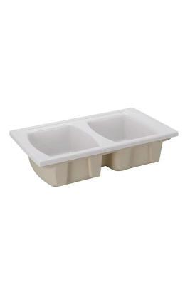 Ausmann Ceramic Crest Dupla Kerámia Fehér Mosogató 860 x 500 mm 1208971133