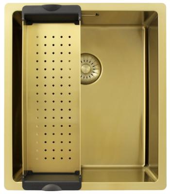 Pure.Sink Exclusivo Arany mosogató 34x40 cm 10mm sugár alulról, lapos építésű és felépített PEX3440-60