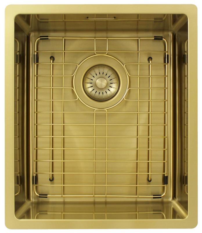 Pure.Sink Exclusivo Arany mosogató 34x40 cm 10mm sugár alulról, lapos építésű és felépített PEX3440-60