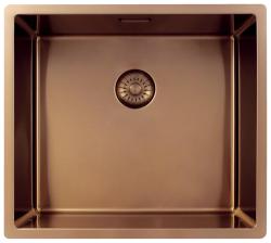Pure.Sink Exclusivo Réz mosogató 45x40 cm 10mm sugarú alulról, laposan és felülről építve PEX4540-62