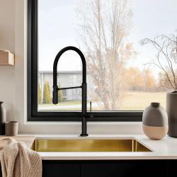 Pure.Sink Exclusivo Arany mosogató 50x40 cm 10mm rádiusz alulról, lapos szerkezet és felület PEX5040-60