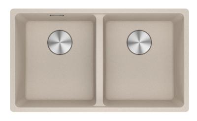 Franke Maris MRG 220-35-35 Fragranite Coffee cream dupla mosogató lapba süllyesztett 135.0725.668