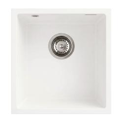 Graniteland Miniva Gránit Mosogató Fehér alulról épített 385x410 mm 1208971452