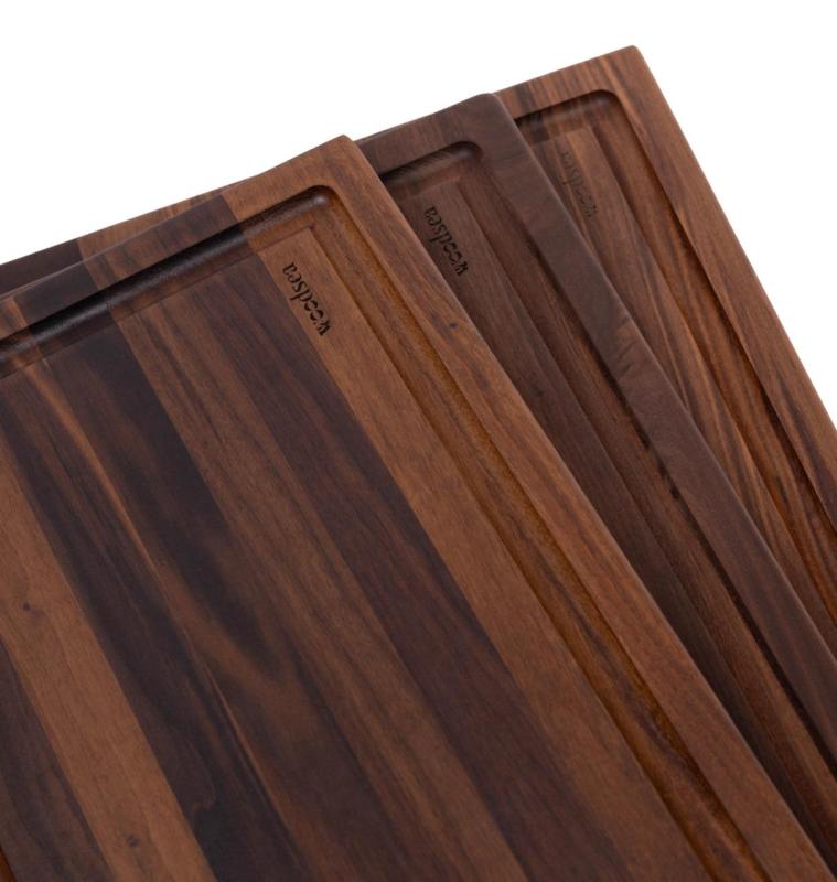 Woodsea Butcher Groove S - Diófa Vágódeszka lécsatornával 45x30 cm 1208971534