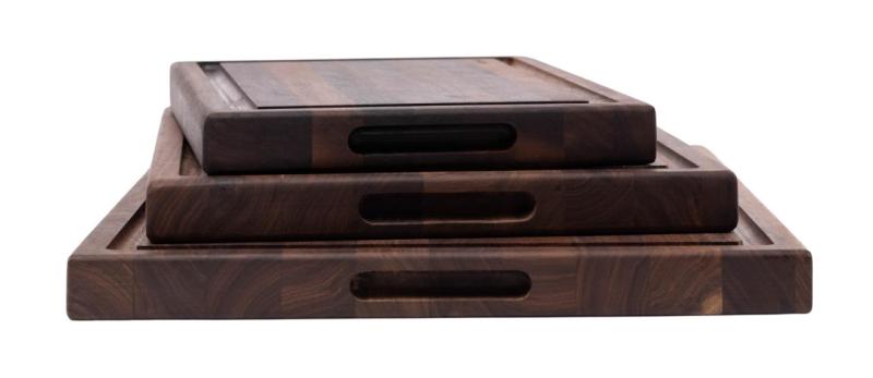 Woodsea Butcher Groove S - Diófa Vágódeszka lécsatornával 45x30 cm 1208971534