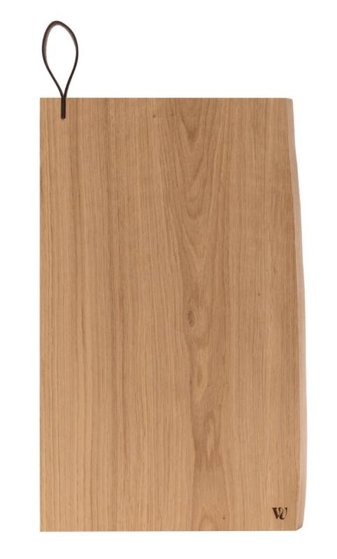 Woodsea Chop-Chop Oak L - Tölgyfa vágólap 40x24cm bőr fogantyúval 1208971541