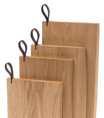 Woodsea Chop-Chop Oak XL - Tölgyfa vágódeszka 50x24cm bőr fogantyúval 1208971542
