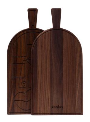 Woodsea Maszk Dió - Diófa Maszk vágó- és szolgálótálca 38x19 cm 1208971561