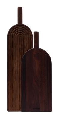Woodsea Rainbow Ash M - Esztergált Rainbow vágó- és szolgálódeszka 485x185 mm 1208971563