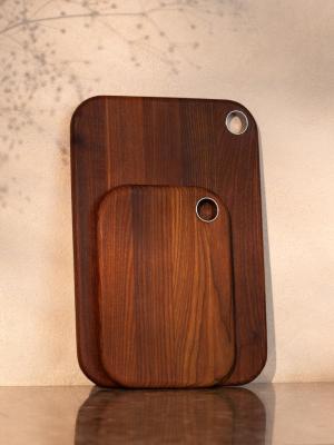 Woodsea Waterless L - Hőkezelt fa nedvességálló vágódeszka 46x33 cm 1208971567