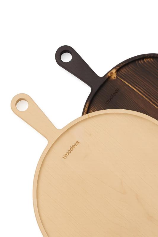 Woodsea Pine Burned - Égett fenyő Pizzalap 47x35 cm 1208971580