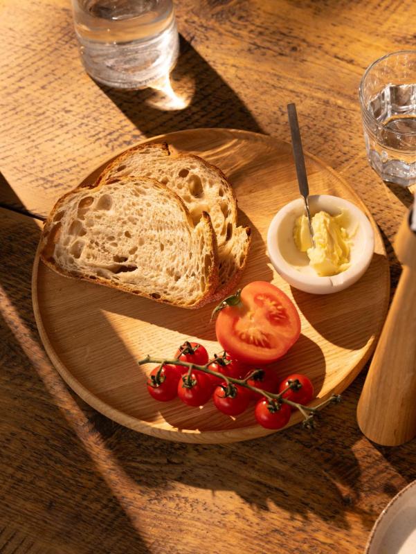 Woodsea Felszolgáló L - Tölgyfa Kerek Tálca Ø45 cm 1208971588