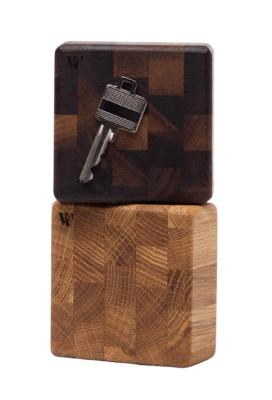 Woodsea End Grain Dió - Diófa Kulcstartó 9x9 cm 1208971601