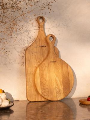 Woodsea Native S - Tölgyfa Pizzadeszka Kör Ø25x2 cm 1208971611
