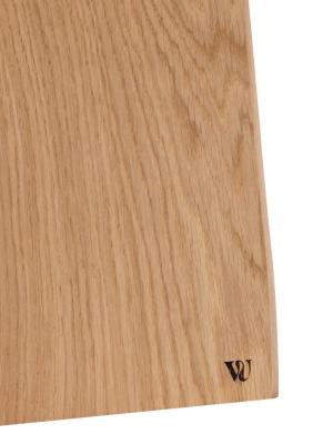 Woodsea szolgáló L - Tölgyfa szolgálódeszka 70x17 cm bőr fogantyúval 1208971616