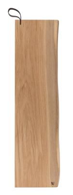Woodsea szolgáló L - Tölgyfa szolgálódeszka 70x17 cm bőr fogantyúval 1208971616
