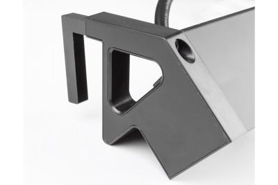 Bútorcsatlakozó BASCO, 3xSCHUKO, USB A+C, 1,5 m kábel, fekete