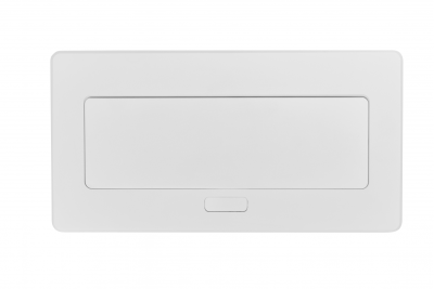 MULTISOFT Bútorcsatlakozó 2x Földelt Dugalj, USB A+C, RJ45, Hálózati Kábel Csatlakozóval, Fehér