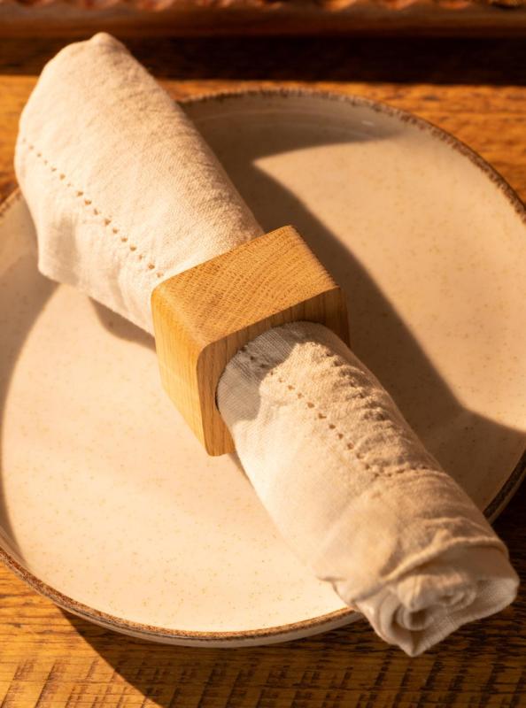 Woodsea Szalvétagyűrű Dió - Diófából készült szalvétagyűrű 5x5 cm 2 darab 1208971654