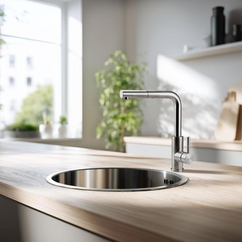 Pure.Sink Rondo Rozsdamentes acél Kerek Mosogató lapra szerelhető, aláépíthető és felépíthető 38 cm PRN38-02