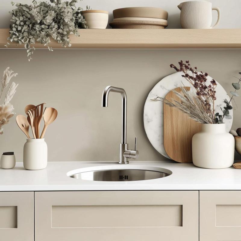 Pure.Sink Rondo Rozsdamentes acél Kerek Mosogató lapra szerelhető, aláépíthető és felépíthető 38 cm PRN38-02