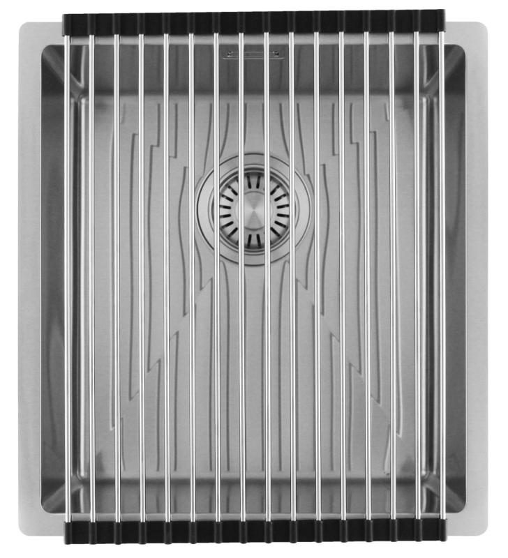 Pure.Sink Luxion Rozsdamentes acél mosogató 36x40 cm, alulról, síkba és felülről szerelhető  PLX3640-02