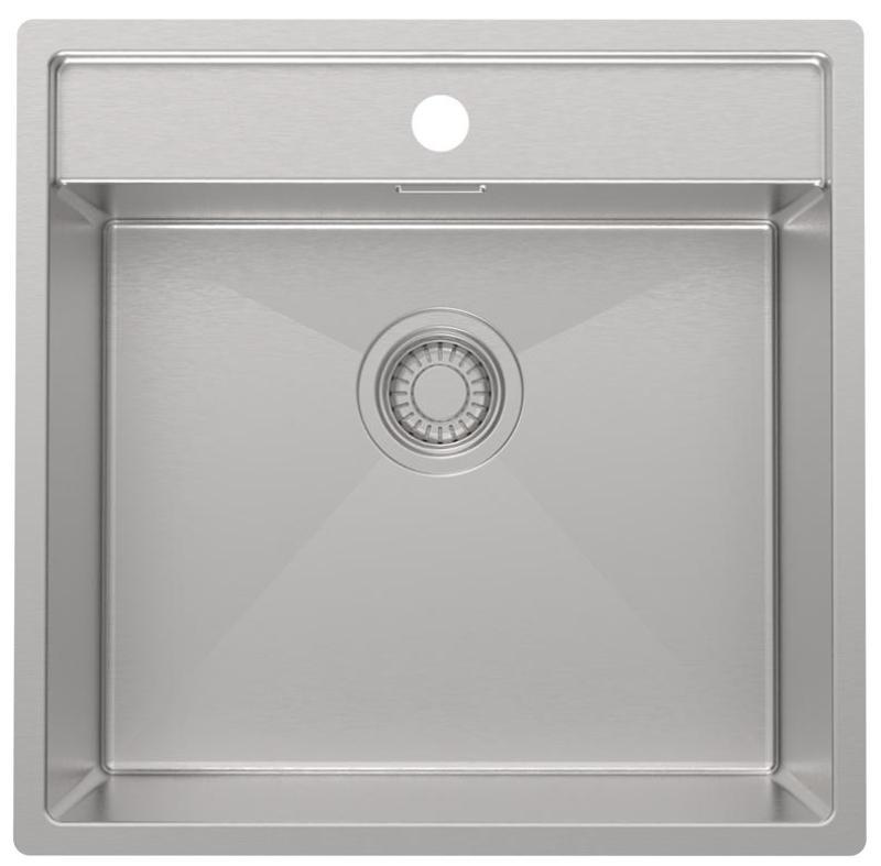 Pure.Sink Luxion rozsdamentes acél mosogató 51x50 cm Tapwing csapfúróval PLX5150T-02