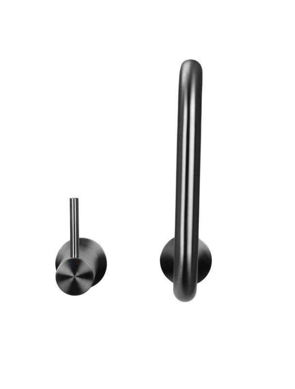 Pure.Sink Luxion 2 lyukas, masszív rozsdamentes acél konyhai csaptelep, kerek kifolyóval PLX2HR-02