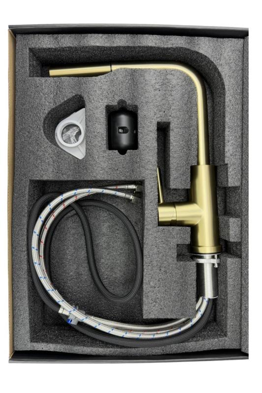 Pure.Sink Elite Steel Pulse-S konyhai csaptelep PVD fegyverfém kivitelben, kihúzható kifolyócsővel és szórási funkcióval PS8500-61