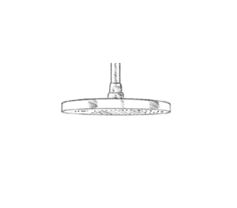 MURO TUA fejzuhany 250 mm króm M1.BA2.M.CR