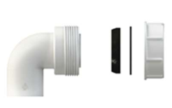 Pure.Sink UK szifon könyök készlet anyával és tömítésekkel 40 mm WSTSUK-32