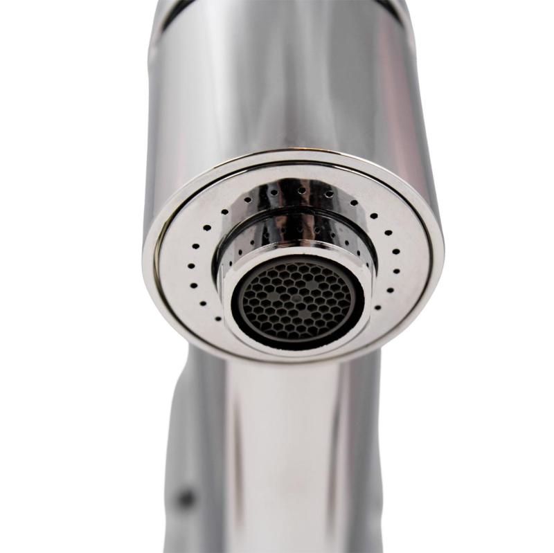 Aquanello Voss Konyhai csaptelep króm, kihúzható kifolyóval és permetező funkcióval CR-7200-VS