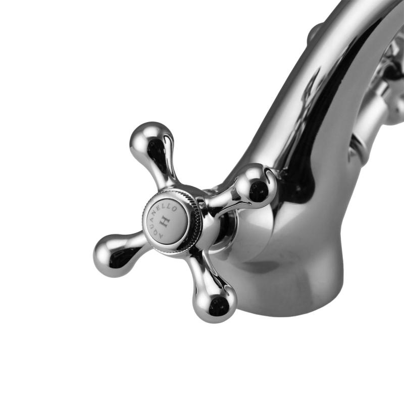 Aquanello Heritage Ascot Klasszikus nosztalgikus mosdócsaptelep króm CR-4101-HA