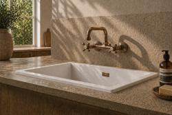 Aquanello Heritage Ascot Klasszikus konyhai fali csaptelep, felső kifolyóval, bronz BN-4110-HA